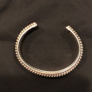 Sterling silver cuff bracelet